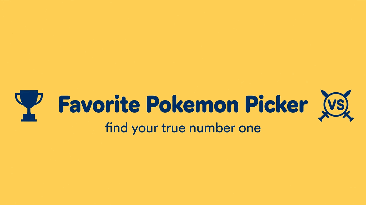 Favorite Pokemon Picker - every pokemon Hero Image